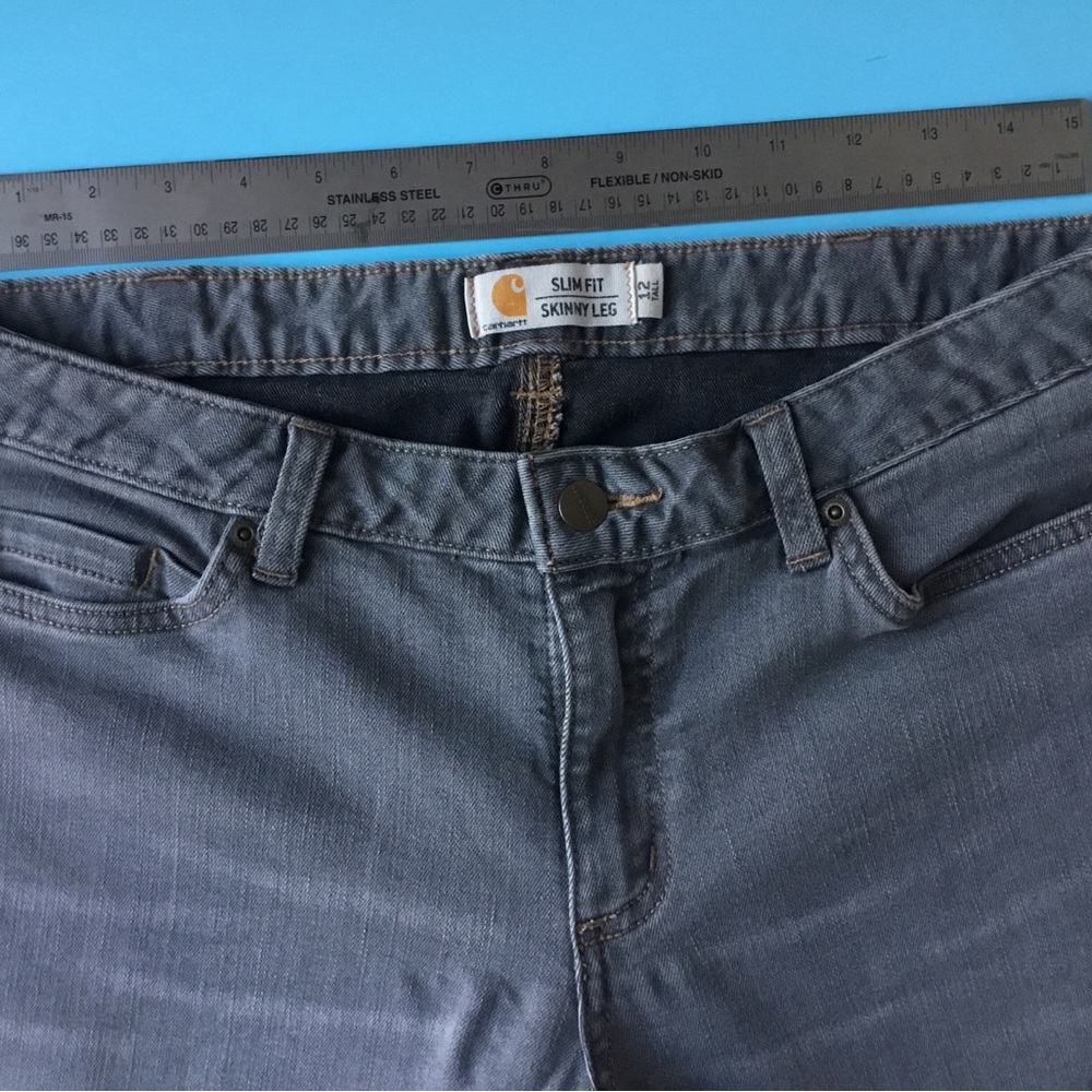 Carhartt Slim Fit Skinny Jeans - Slate Gray